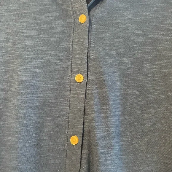 Soma Royal Blue Button Down Shirtdress NWT - Picture 8 of 10